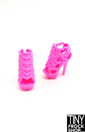 12" Fashion Doll Lacey Heart Heels