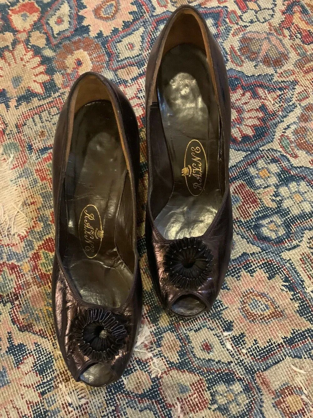1940s Leather Shoes by Rayne