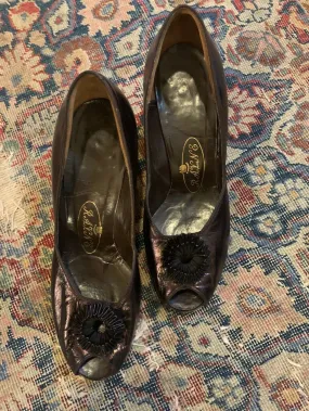 1940s Leather Shoes by Rayne