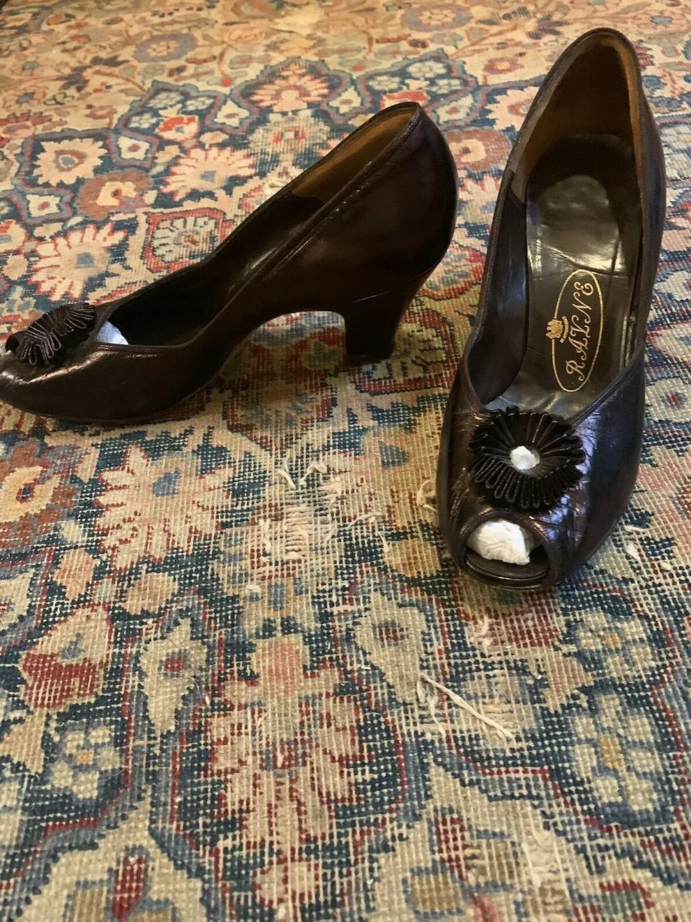 1940s Leather Shoes by Rayne