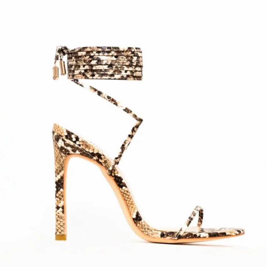 Ankle Cross Strap High Heels Sandals