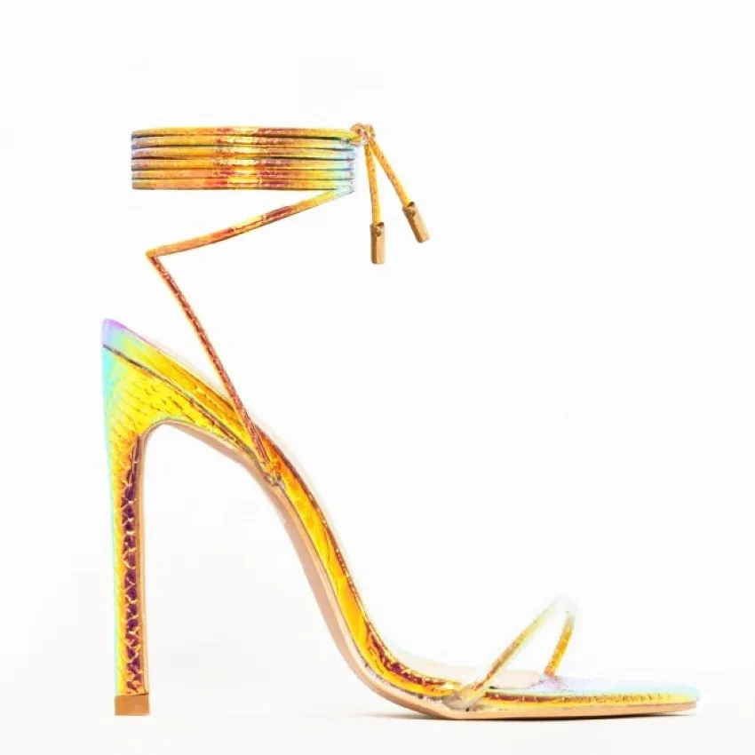 Ankle Cross Strap High Heels Sandals