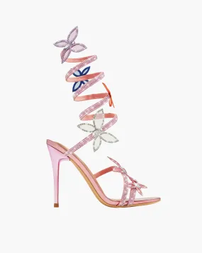 Apolline – Embellished design – Butterfly rhinestone heels