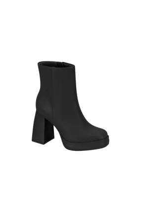 BEIRA RIO ANKLE BOOTS WITH HIGH BLOCK HEEL