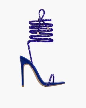 Bellezza – Embellished straps – Lace-up stiletto heels