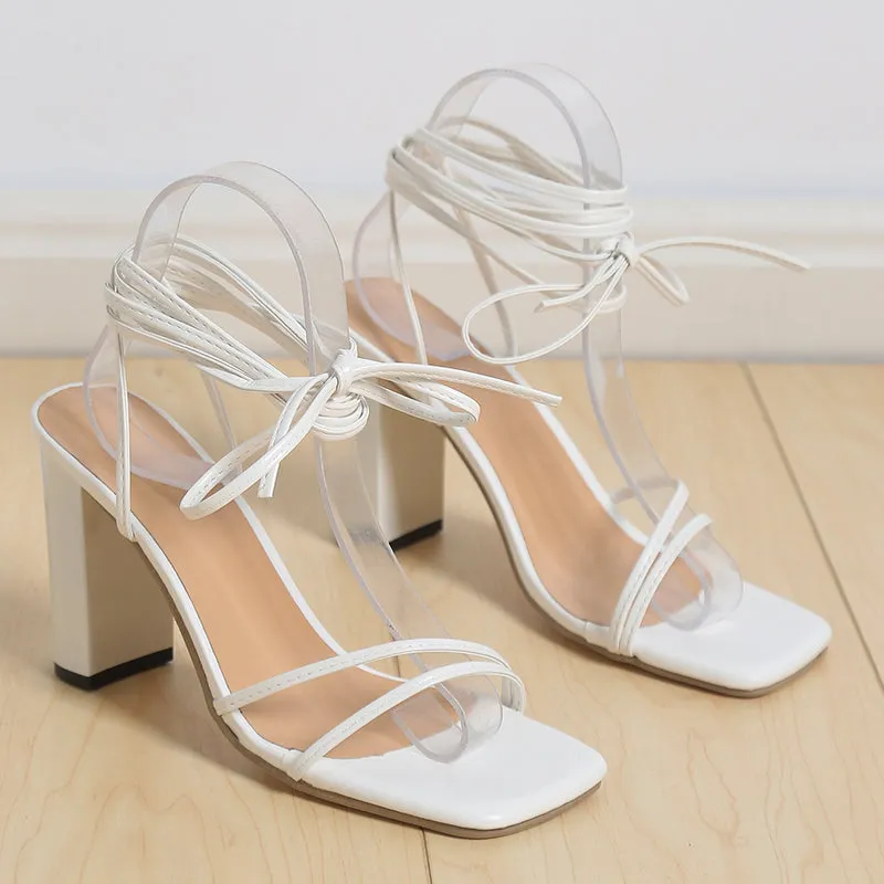 BerriesJam - Fashion Cross Strap Toe Open Sexy High Heels
