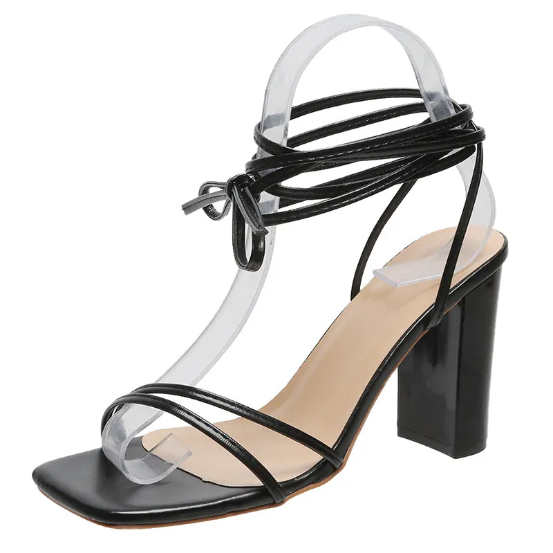 BerriesJam - Fashion Cross Strap Toe Open Sexy High Heels
