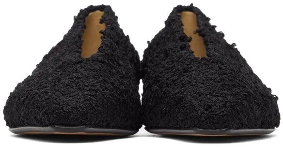 Bottega Veneta Black Almond Ballerina Flats