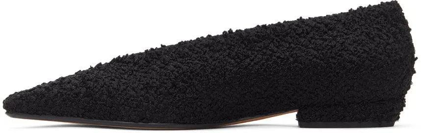 Bottega Veneta Black Almond Ballerina Flats