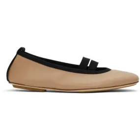 Burberry Tan Grace Ballerina Flats