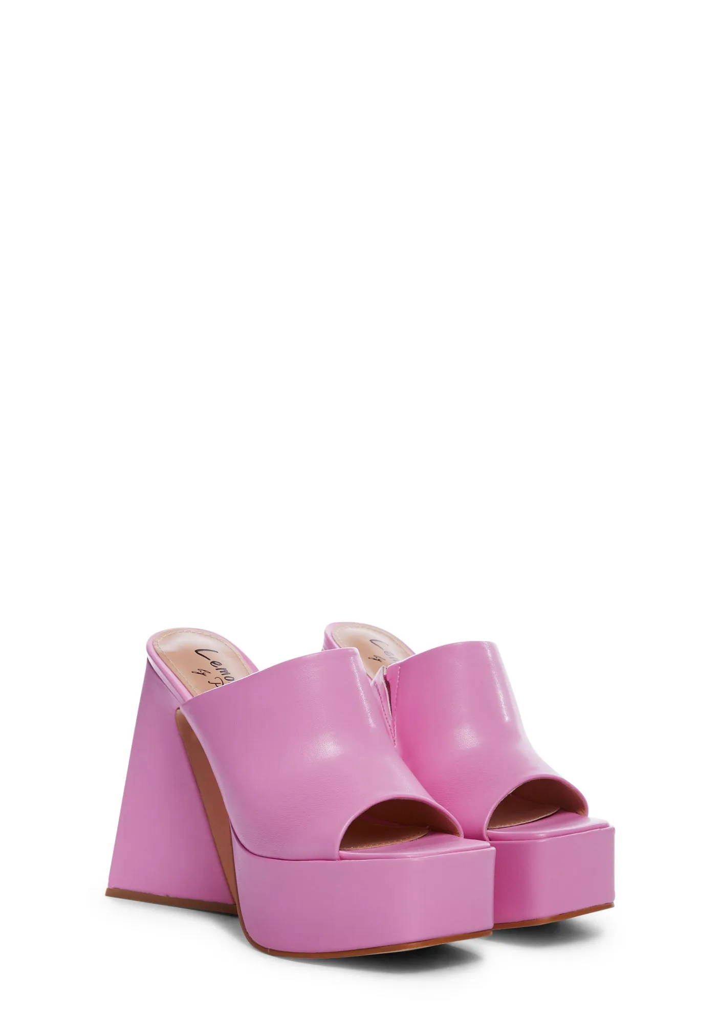 Caudillo Platform Heels  - Pink