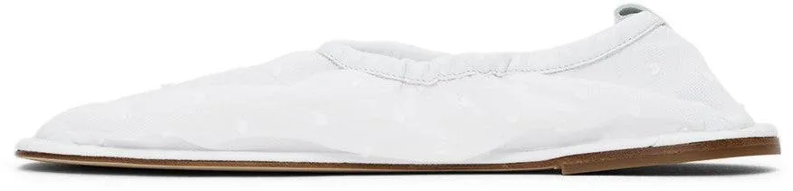 Cecilie Bahnsen White Hereu Edition Hyacinth Flats