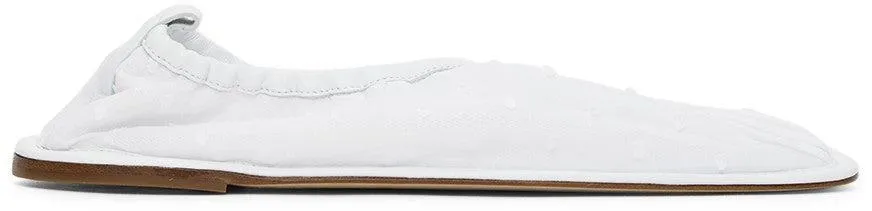 Cecilie Bahnsen White Hereu Edition Hyacinth Flats