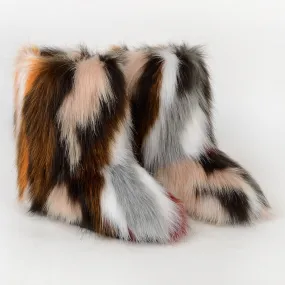 Chocolate Fuzzy Boots