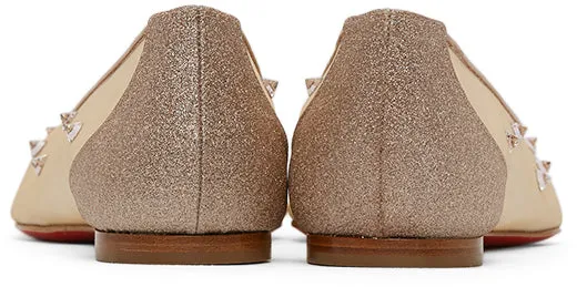 Christian Louboutin Beige Degra Flats