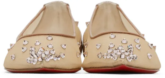 Christian Louboutin Beige Degra Flats