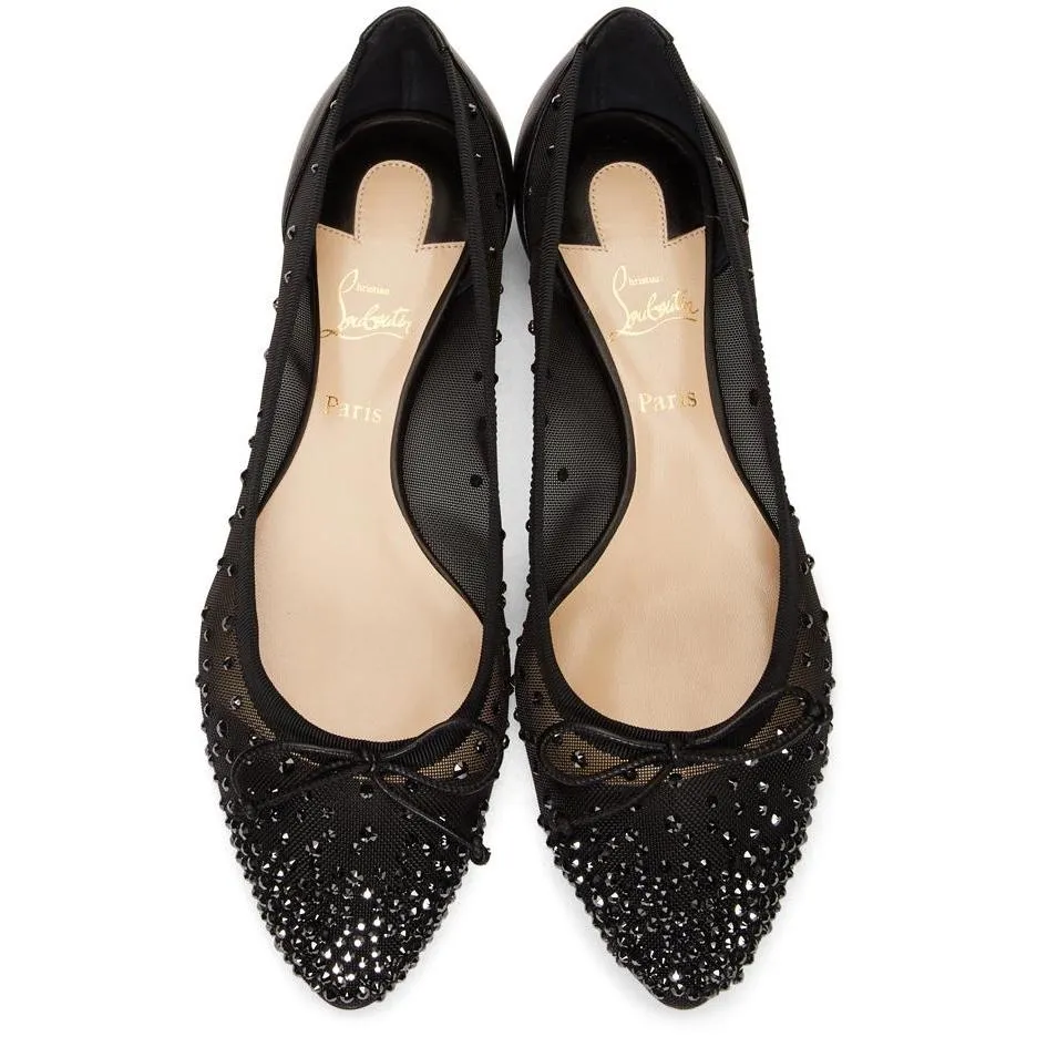 Christian Louboutin Black Patio Flats