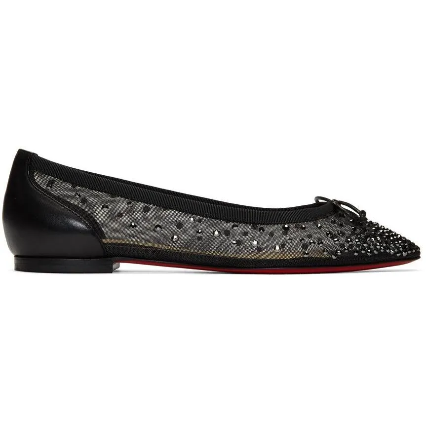 Christian Louboutin Black Patio Flats