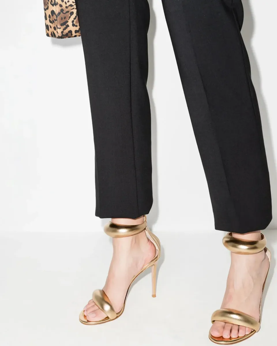 Clémence – Stiletto design – Puffy ankle strap heels