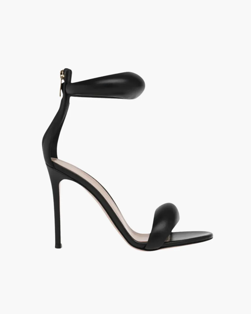 Clémence – Stiletto design – Puffy ankle strap heels