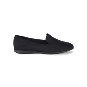 Emette Black Fabric Anne Klein Loafer Flats