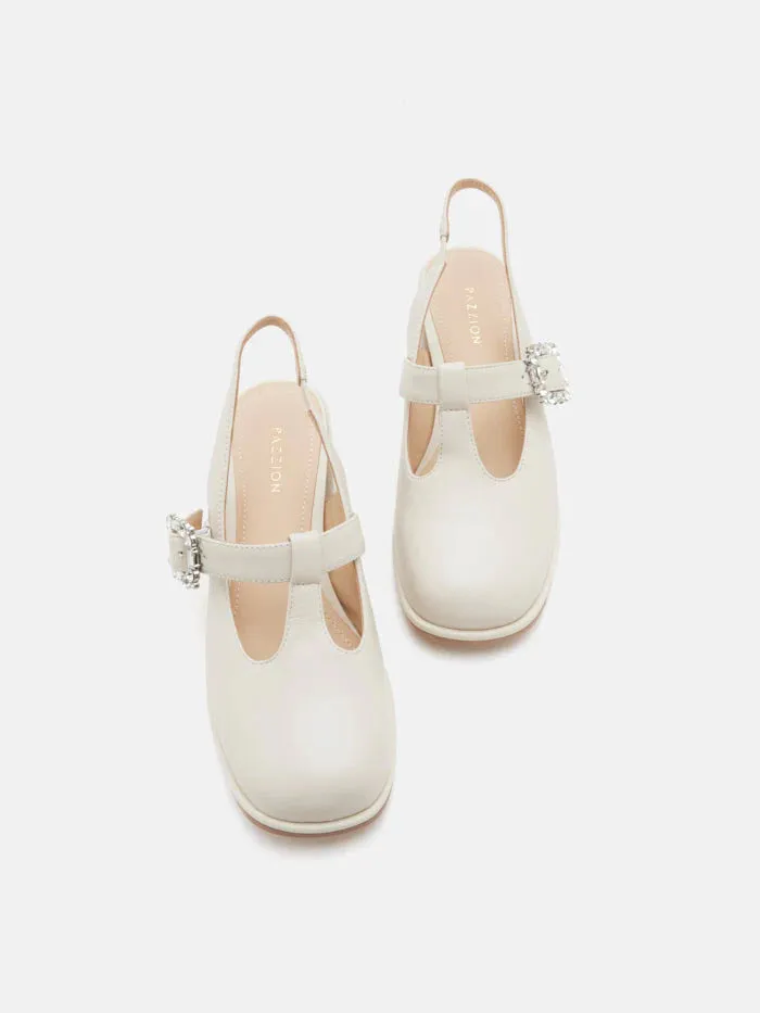 Freya T-Bar Mary Jane Slingback Heels