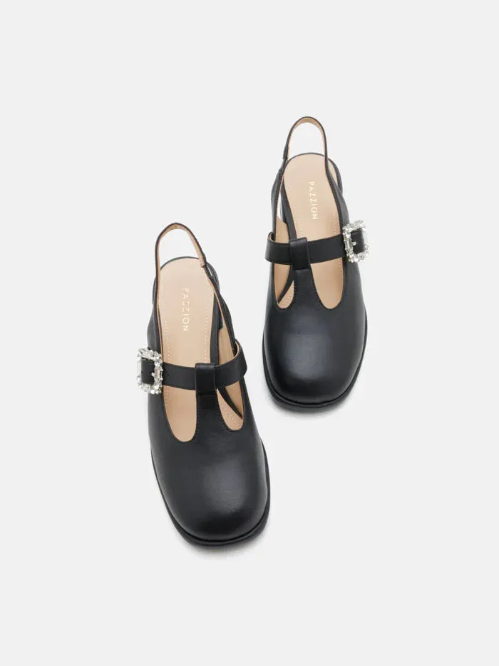 Freya T-Bar Mary Jane Slingback Heels