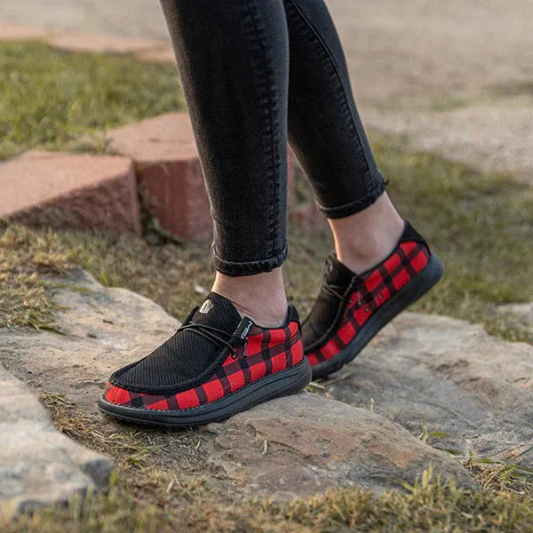 Gator Waders Buffalo Plaid Camp Shoes