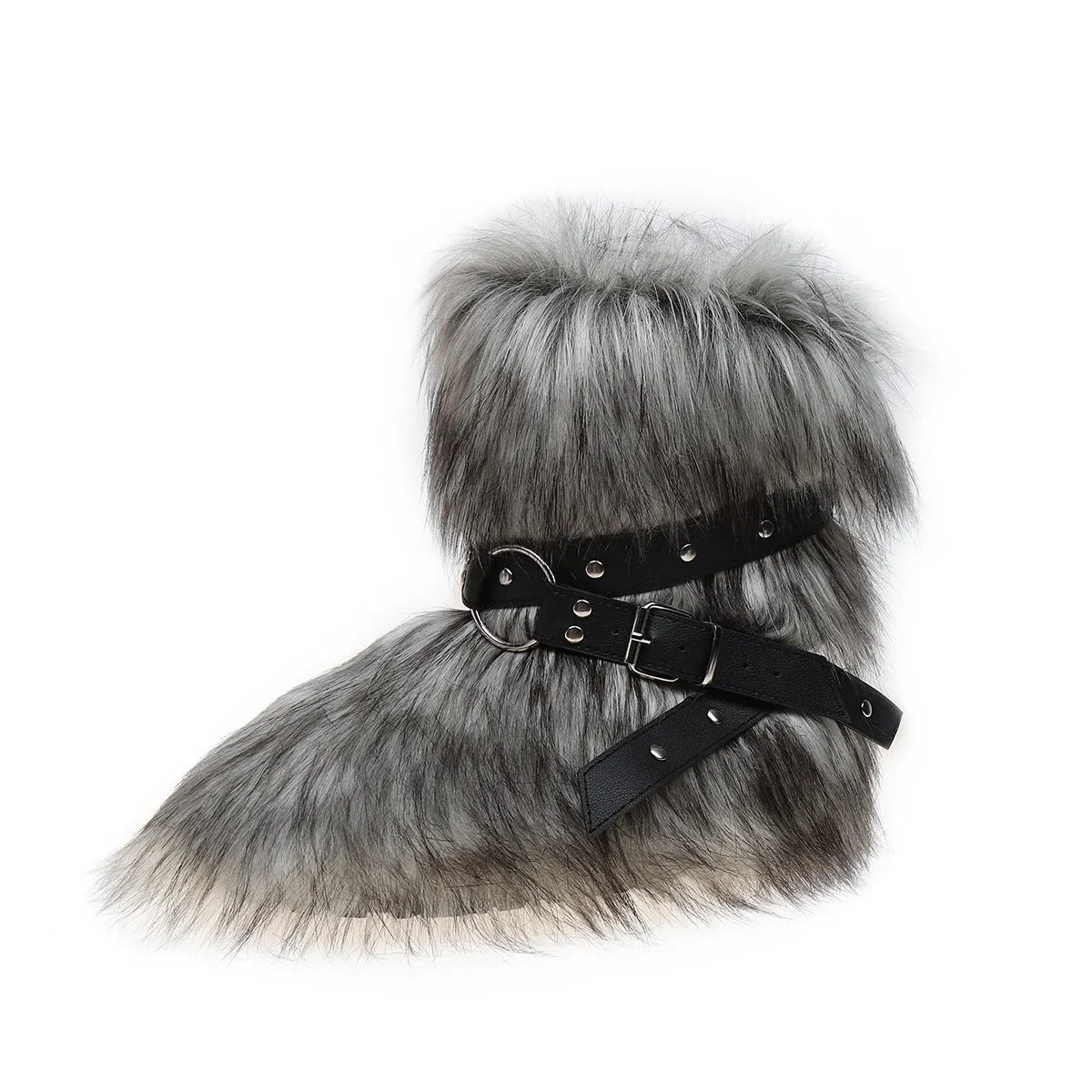 Grey Bear Funky Fuzzy Boots