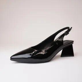 Ihop Black Patent Leather Heels