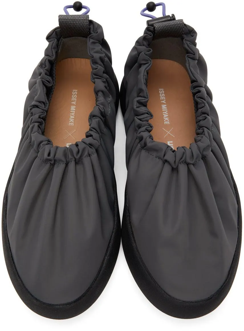 Issey Miyake Grey United Nude Edition Cover Ballerina Flats
