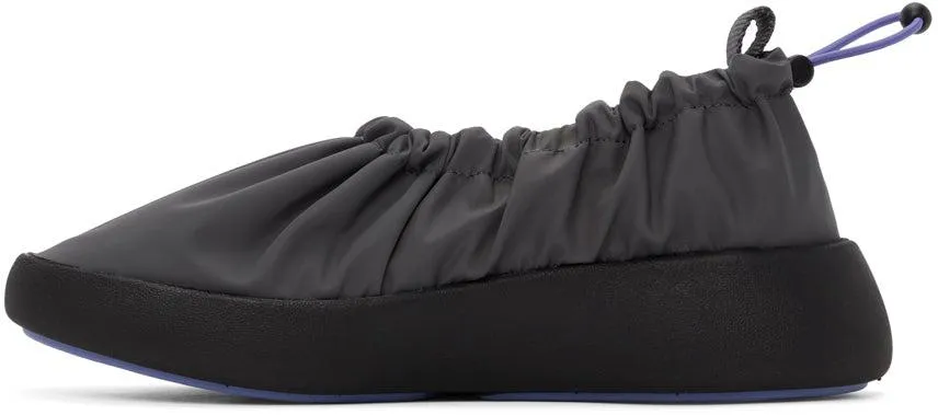 Issey Miyake Grey United Nude Edition Cover Ballerina Flats