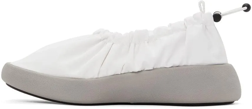 Issey Miyake White United Nude Edition Cover Ballerina Flats