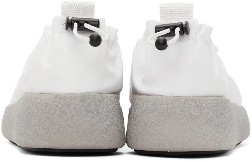 Issey Miyake White United Nude Edition Cover Ballerina Flats