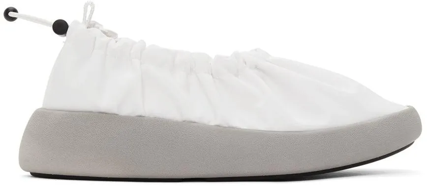 Issey Miyake White United Nude Edition Cover Ballerina Flats