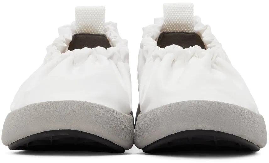 Issey Miyake White United Nude Edition Cover Ballerina Flats
