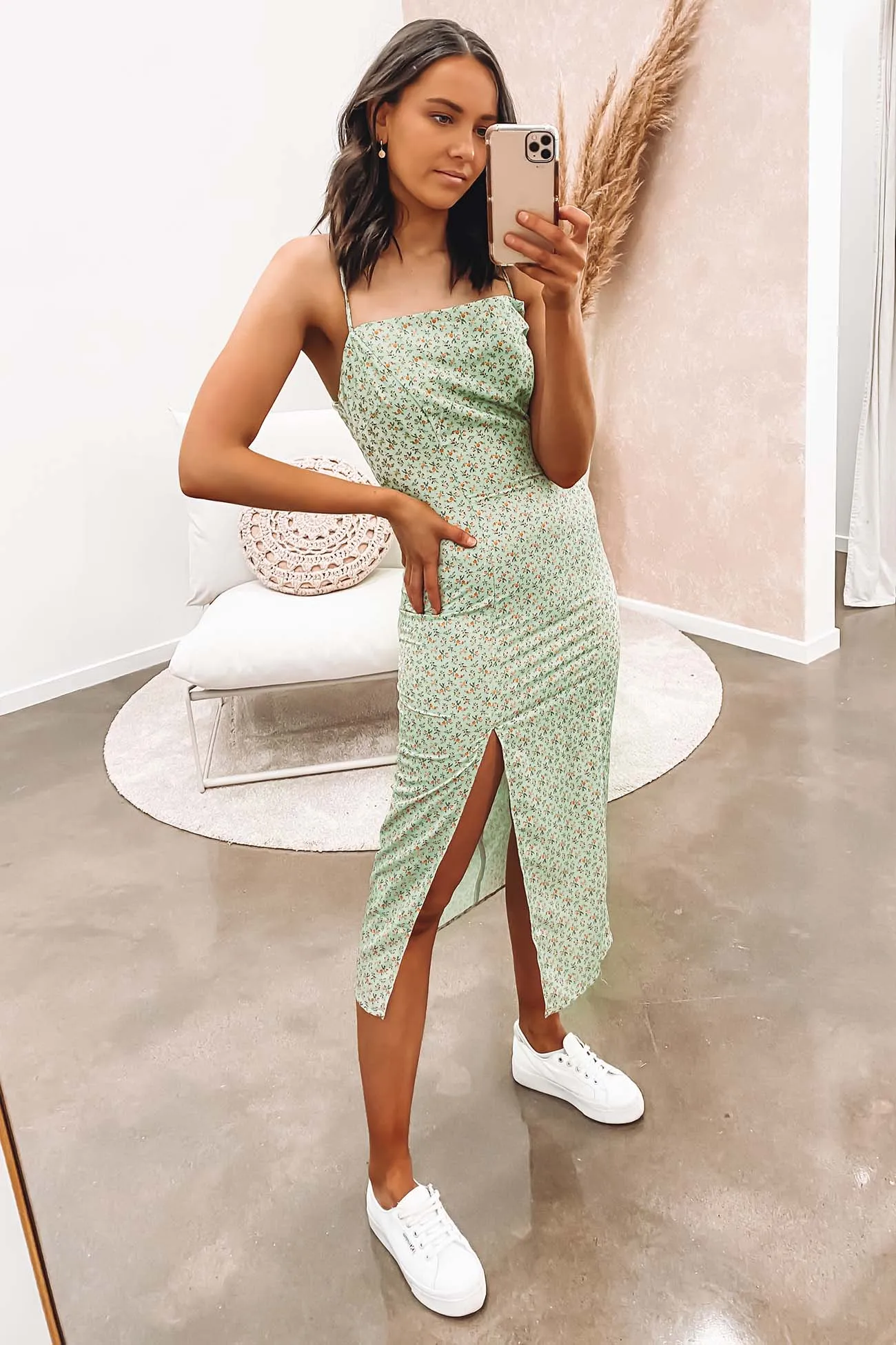 Kelly Midi Dress Print