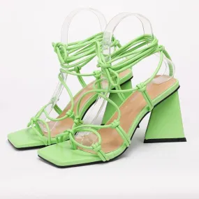 LaLa Cross-Strap Fashion High Heels