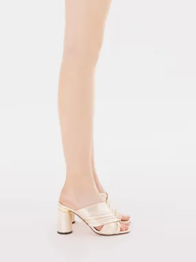 LEBEL GROUP THEO Gala Criss Cross Heel - Gold
