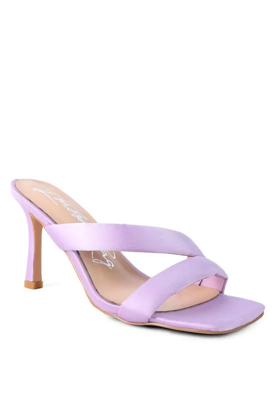 London Rag Spice Up Cross Strap High Heel Sandals