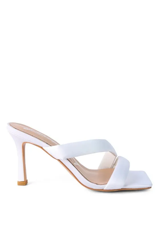 London Rag Spice Up Cross Strap High Heel Sandals