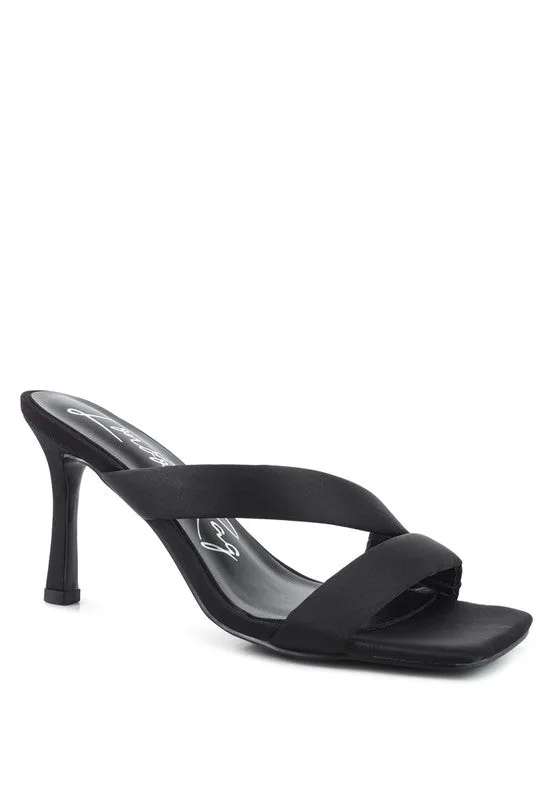 London Rag Spice Up Cross Strap High Heel Sandals