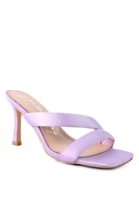 London Rag Spice Up Cross Strap High Heel Sandals