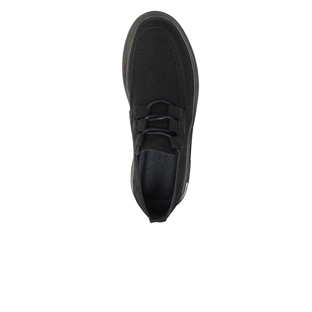 Mesh Formal Shoes In Black