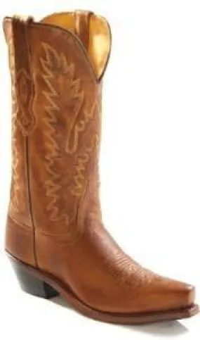 OLD WEST WOMEN'S TAN VINTAGE SNIP TOE FASHION BOOT