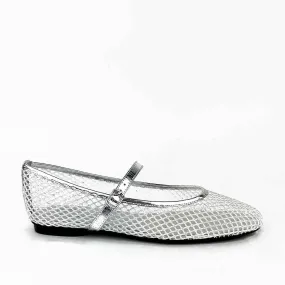 Perth Mesh Flat - Silver