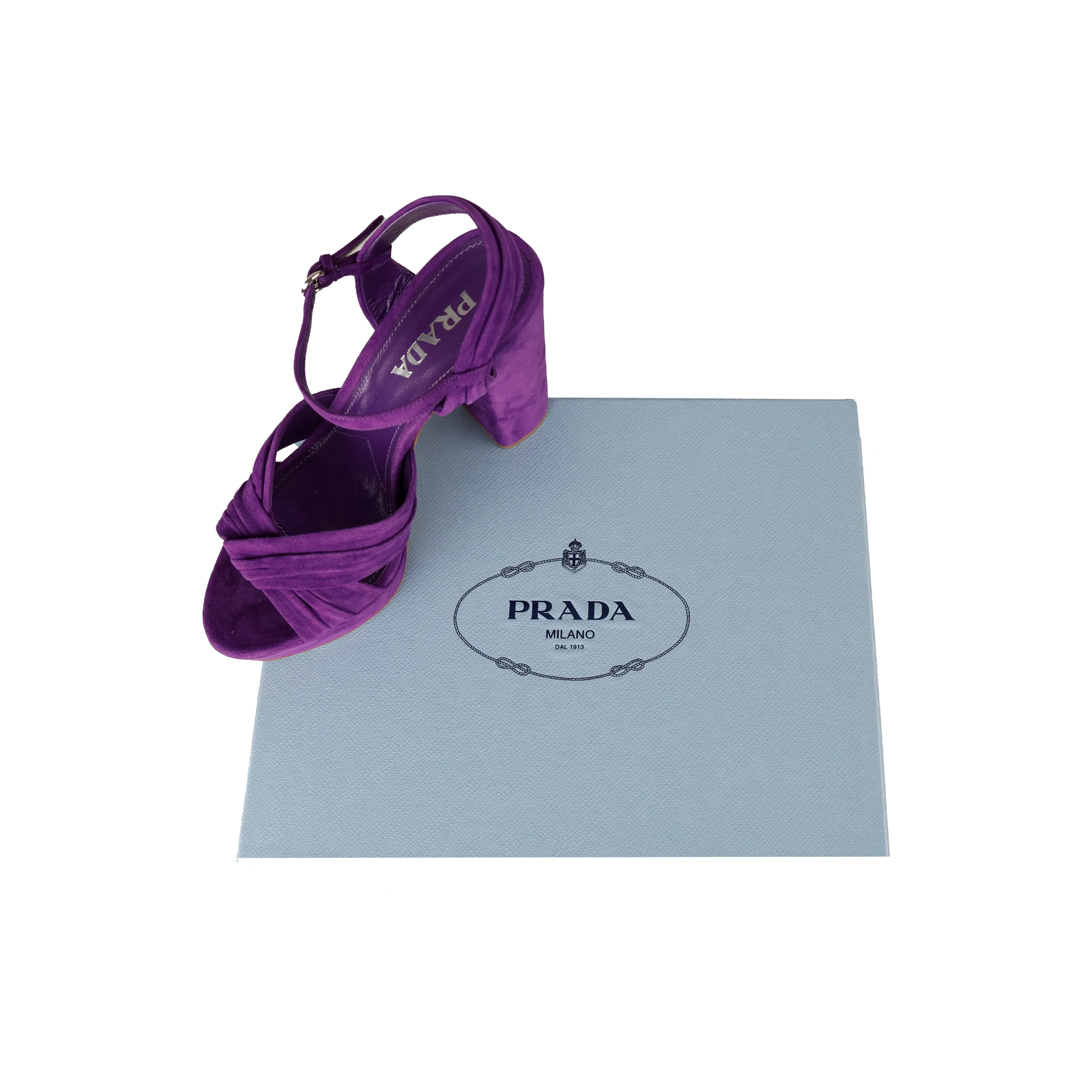 Prada Suede Platform Heels - '10s