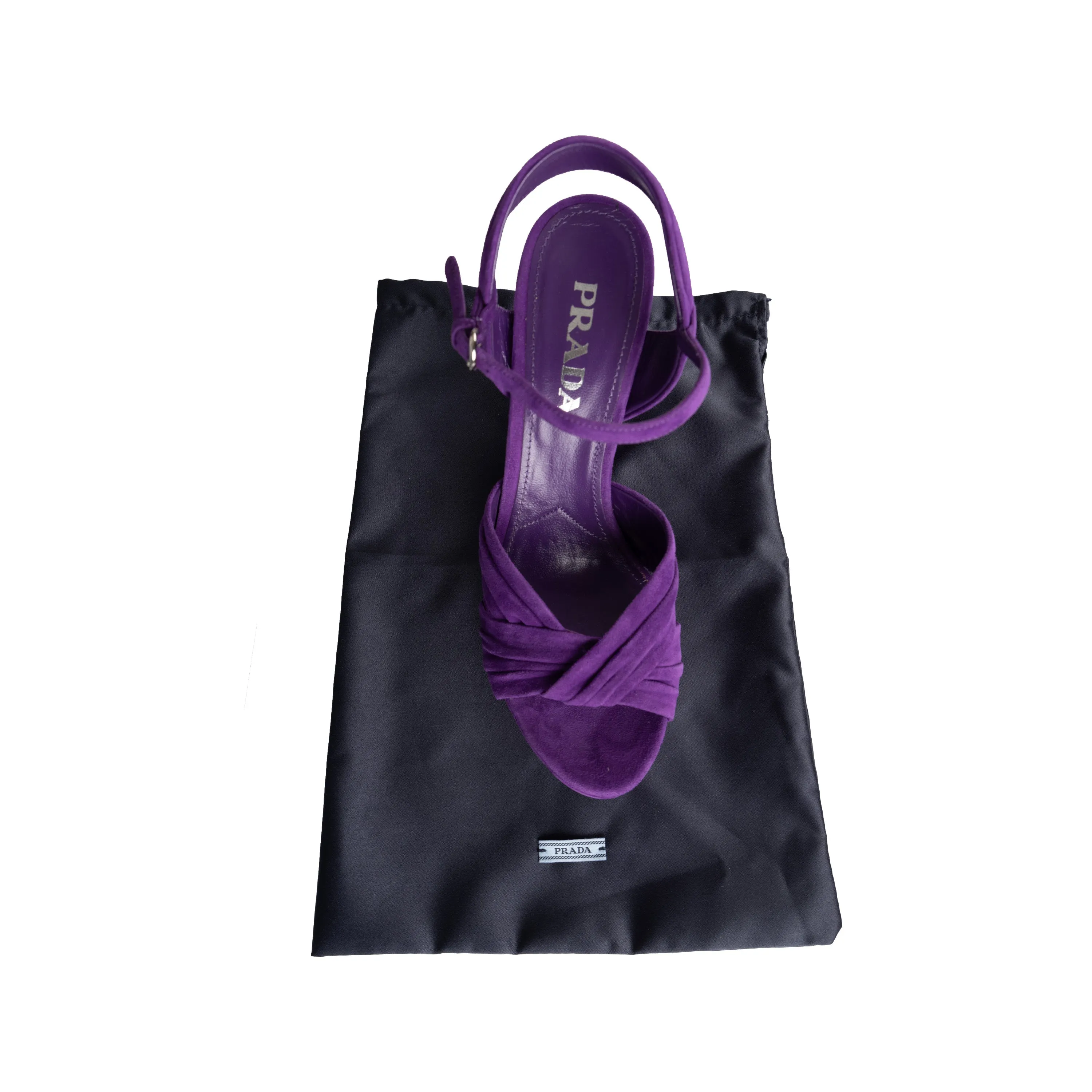 Prada Suede Platform Heels - '10s