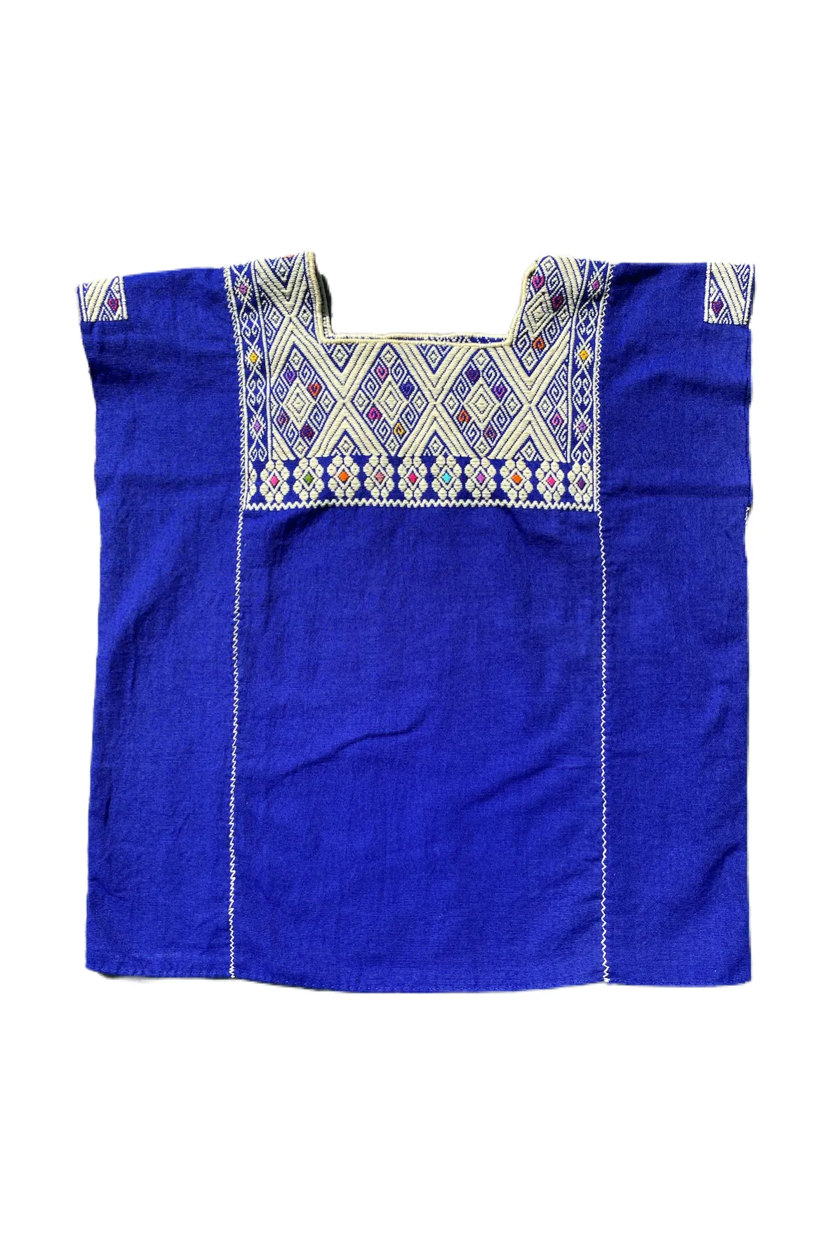 SALE - San Andres Mexican Blouse - Royal Blue
