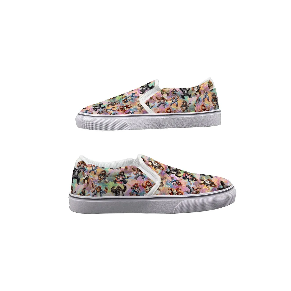 Sasquatch Bigfoot, Women's Slip On Sneakers